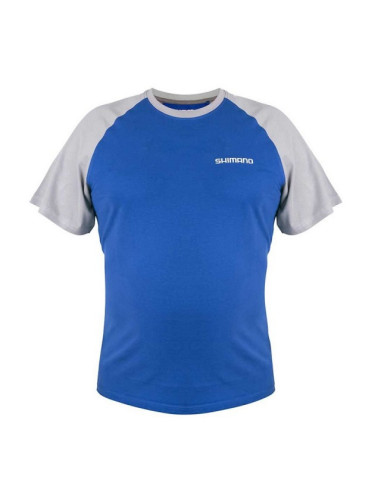 T-Shirt Shimano Short Sleeve Cor:Blue Tam. L